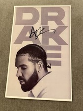 Drake Hand Signed 11x17 Poster w/ COA – Authentic Rap Autograph Collectible