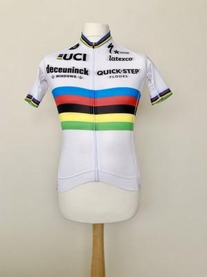 Deceuninck Quick Step World Champion 2020 2021 worn issued to Alaphilippe shirt