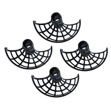 Lot de 4 rails de balles pour machine tennis portable, faciles à installer,