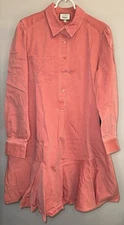 Tuckernuck x Murray’s Nantucket Red Stretch Twill Callahan Shirt Dress - Size XL