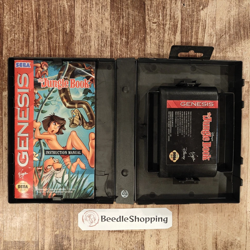 The Jungle Book Sega Genesis Game CIB Tested And Working - Image 3 of 3