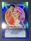 Max Christie 2022 Panini Recon Rookie Signatures #d 19/49 BLUE REFRACTOR RC AUTO