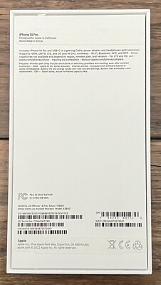 【超美品】iPhone14Pro(箱付き)128GB Apple iPhone 14 Pro Max Silver Accessories 128GB - With Box