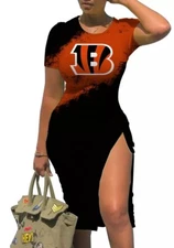 Cincinnati Bengals Women's Bodycon Dress (PLEASE READ DESCRIPTION) Style 2