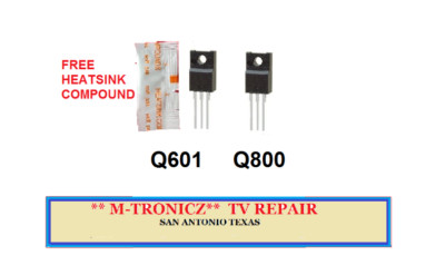 SONY  MOSFETS  Q601 and  Q800 For  POWER SUPPLY  DPS-162LP + HEATSINK COMPOUND