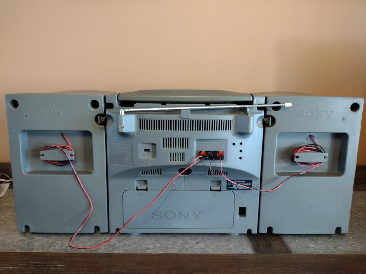 cd　SHOWYA SONY Bubble CD radio-cassette SONAHAWK ZS-7 working properly