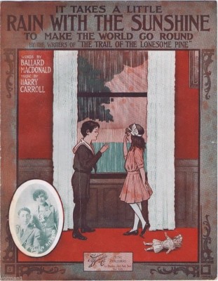 It Takes A Little Rain With The Sunshine To Make The World Go Round, 1913 music