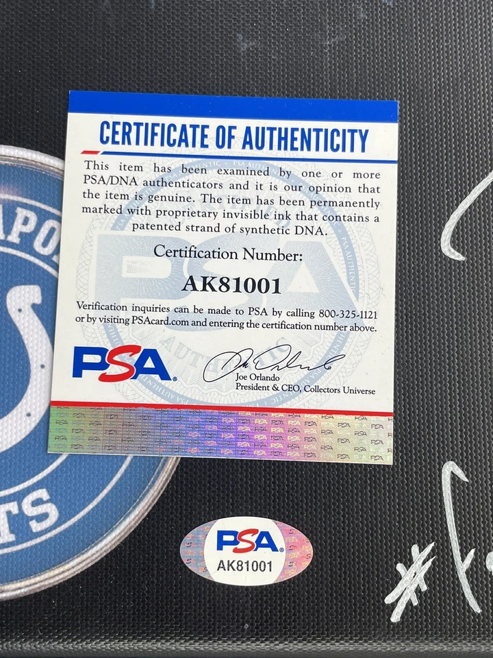 Pat McAfee Signed Autographed 16x20 Canvas Indianapolis Colts Psa/Dna Coa FTB - Image 3 of 4