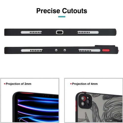 Pattern TPU Shockproof Case Cover For iPad 5/6/7/8/9/10th Mini Air 3 4 5 Pro 11 - Picture 69 of 78