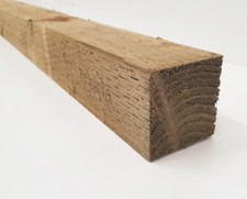 Treated Timber Sawn Posts, Fencing Decking Joist 75x75mm 3x3"