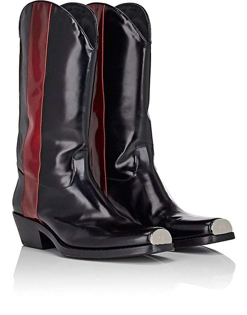 raf simons cowboy boots