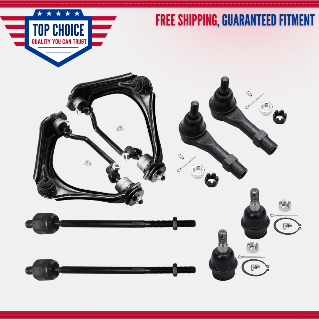 Geelife For 02-03 FORD EXPLORER 4 Doors V8 4.6L Control Arms Sway Bars and Tie Rods 10Pc