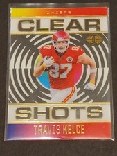 2021 Illusions Football Clear Shots Insert #CS-9 Travis Kelce Kansas City Chiefs