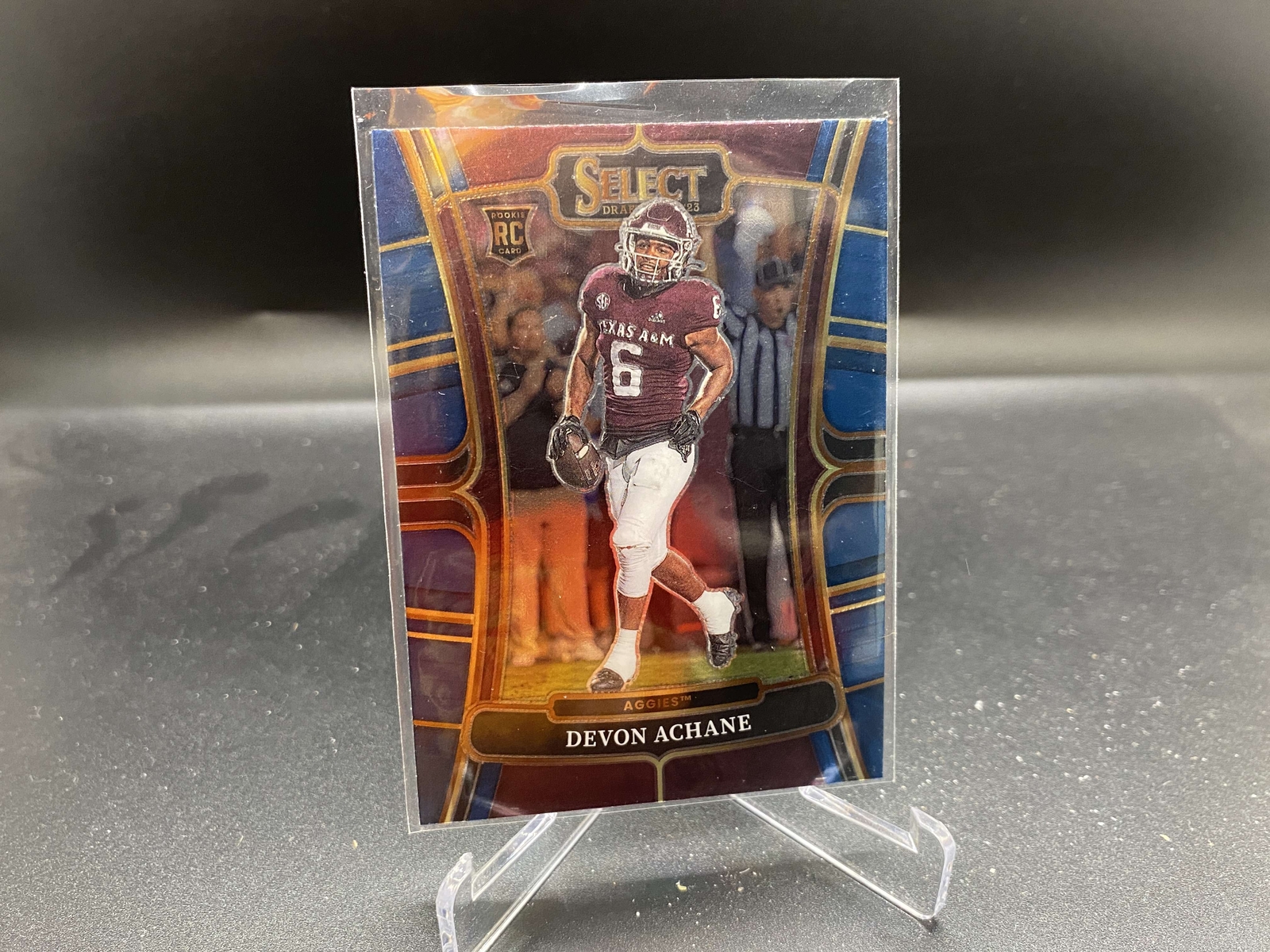 Devon Achane 2023 Select Draft Retail Blue #20 Texas A&M Dolphins RC