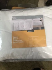 Made by Design Twin/Twin XL Warm Down Alternative Duvet Insert - White - 