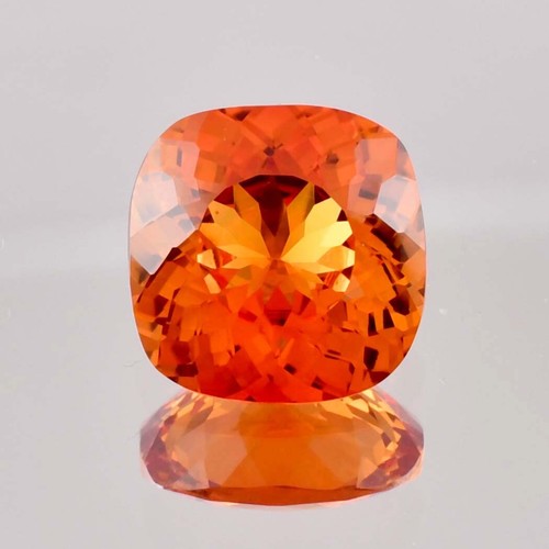 Natural Fanta Orange Ceylon Sapphire Cushion Cut Loose Gemstone GIT Certified - Picture 2 of 6