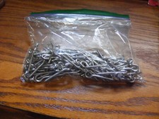 500 Stainless Steel Open Screw Eyes in Size .092 x 1 1/2" For Lure Making