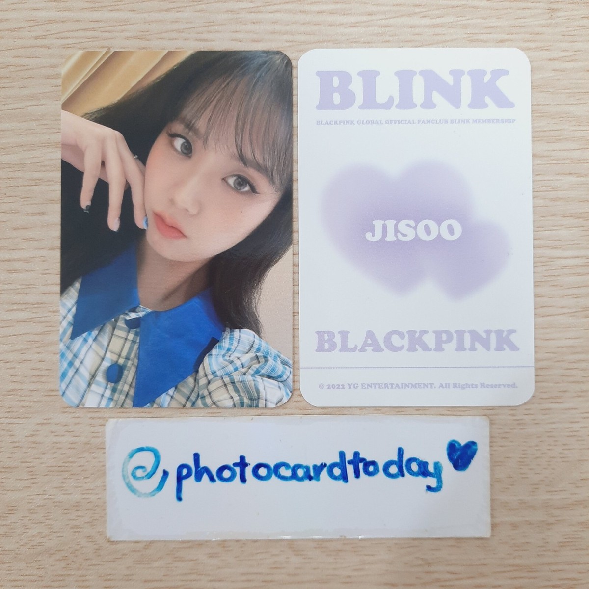 BLACKPINK - BLACKPINK ソウルコン　weverseメンバーシップ・MD購入者　ジス BLACKPINK WEVERSE MEMBERSHIP OFFICIAL PHOTOCARD WE MBS