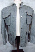 NEW $450 Mother Freedom Gray Wool Belted Wellfleet Jacket Coat Made in USA M