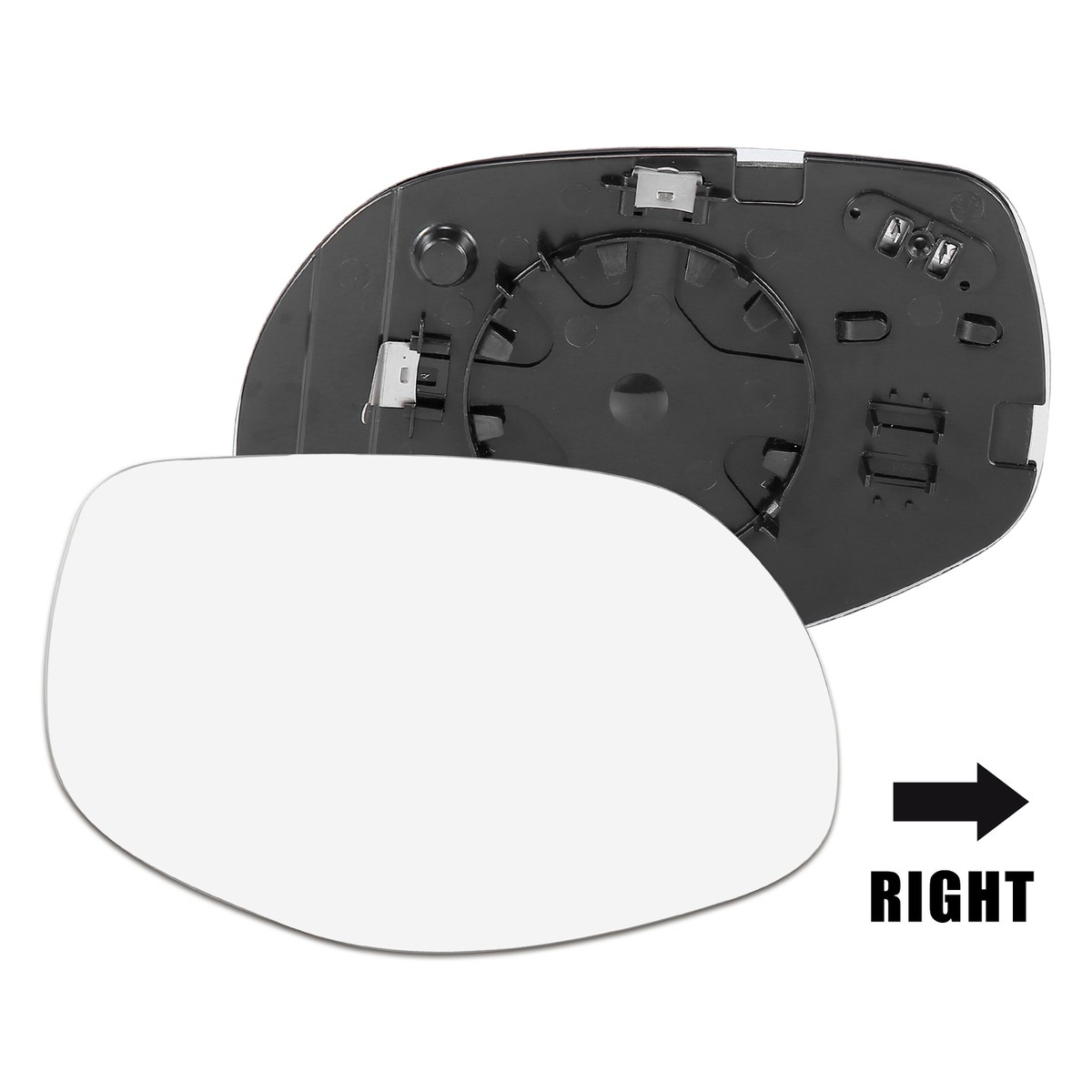 Unique Bargains Car Rearview Mirror Glass Replacement with Backing Plate Heated Right Passenger Side for Porsche Cayenne 2011-2015 at