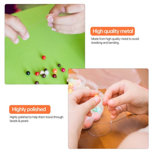 5 Pcs Beading Needle Bracelet Making Tools Hand Embroidery Needles - 第 9/12 張圖片
