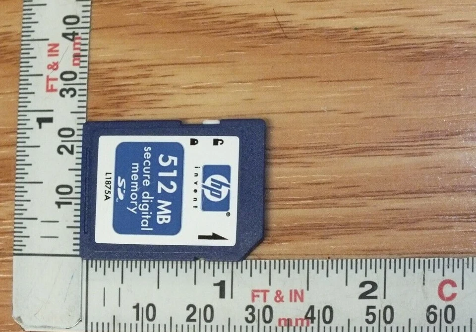 Genuine HP (L1875A) 512MB Secure Digital Memory Card  - Image 3 of 3