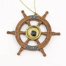 Authentic Titanic Coal Ship's Wheel from the Titanic Wreckage comes with COA