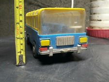 VINTAGE BUS TOY FRICTION IKARUS CHAVDAR 70'S ORIGINAL ITEM PLASTIC MIR BULGARIA