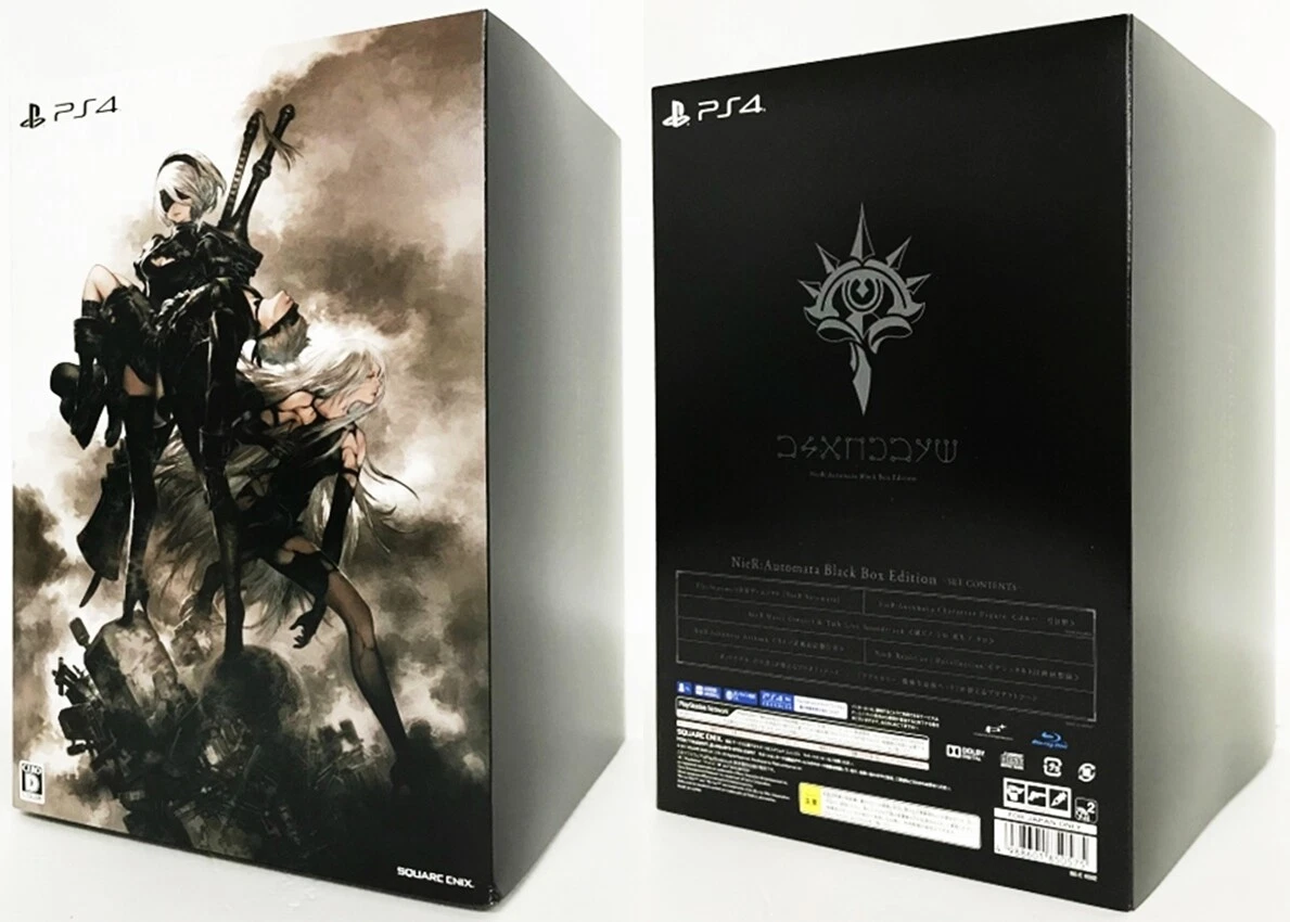 PS4 NieR Automata Black Box Edition Game Figure Art Book CD JP