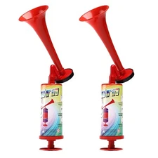 FARBIN Fog Horn Sports Event Party Portable Pump Air Horn Handheld（2pcs）