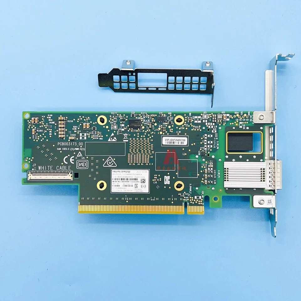 Lenovo 01PG722 CX653105A MELLANOX ConnectX-6 VPI Adapter Card HDR/200GbE - Image 3 of 4