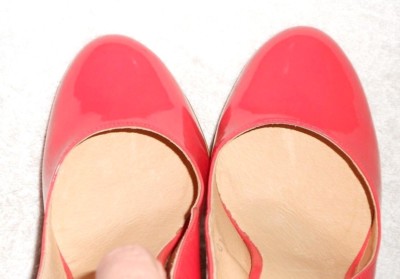 Escarpins SAN MARINA En Cuir Verni Orange - Taille 38, Occasion Très Bon état