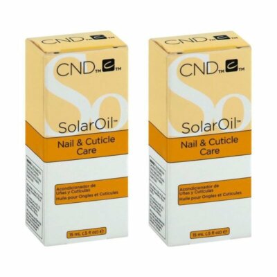 CND Solar Oil - Nail & Cuticle conditioner 0.5 oz (Pack of 2)