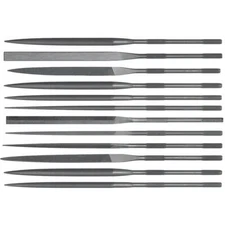 Grobet 14cm, 12-pc Needle File Set, Cut 4, Item No. 31.677