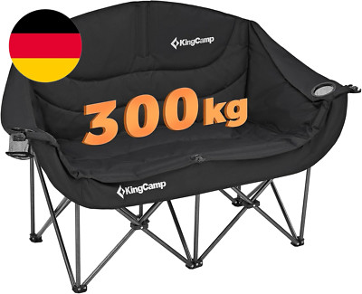Tidolo Campingstuhl 2 Personen - Faltbare Couch Mit 272kg Belastbarkeit