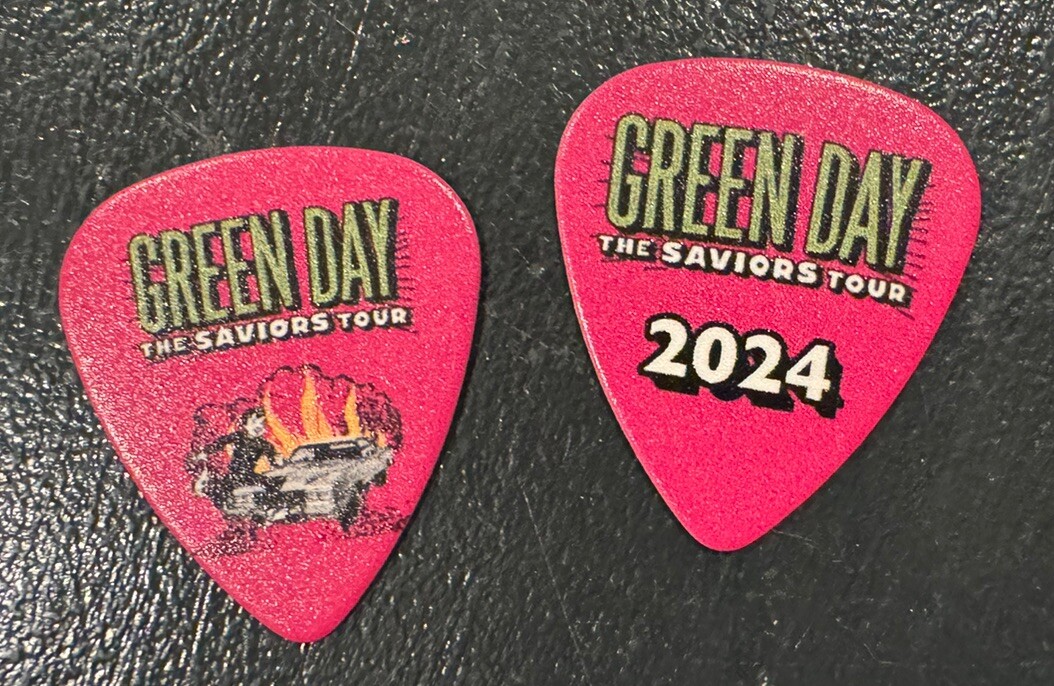 Green Day - The Saviors 2024 Tour - Collectible Guitar Pick Green Day - The Saviors 2024 Tour - Collectible Guitar Pick