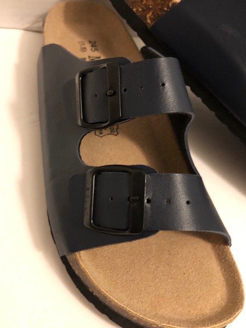 navy blue slides womens