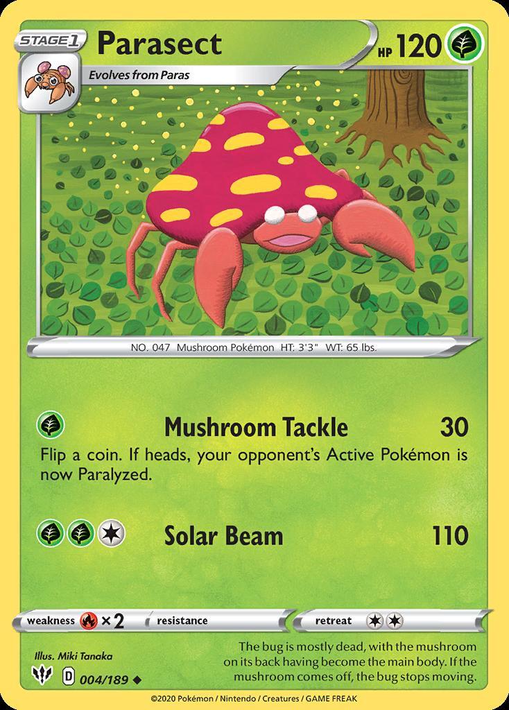 Pokemon Parasect (4/209) Darkness Ablaze LP