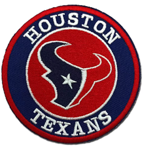 HOUSTON TEXANS - NFL -  NATIONAL FOOTBALL LEAGUE - Embroidered Iron On Patch