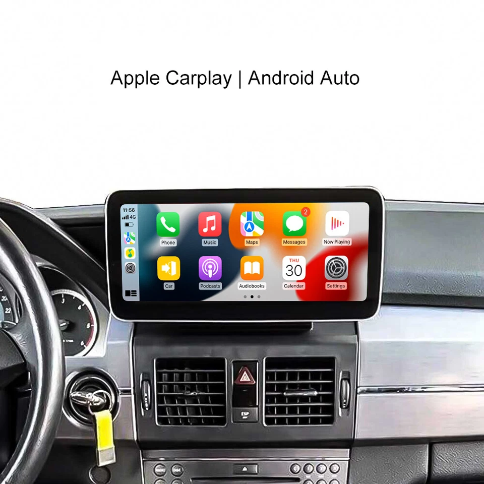 Ugode 10.25" Apple CarPlay Bildschirm For Mercedes GLK 300 320 Android 13 GPS - Bild 2 von 4