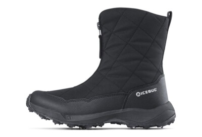 New ICEBUG Ivalo4 Men BUGrip Black Snow Boots Sz 11.5 Lightweight Warm Zipper