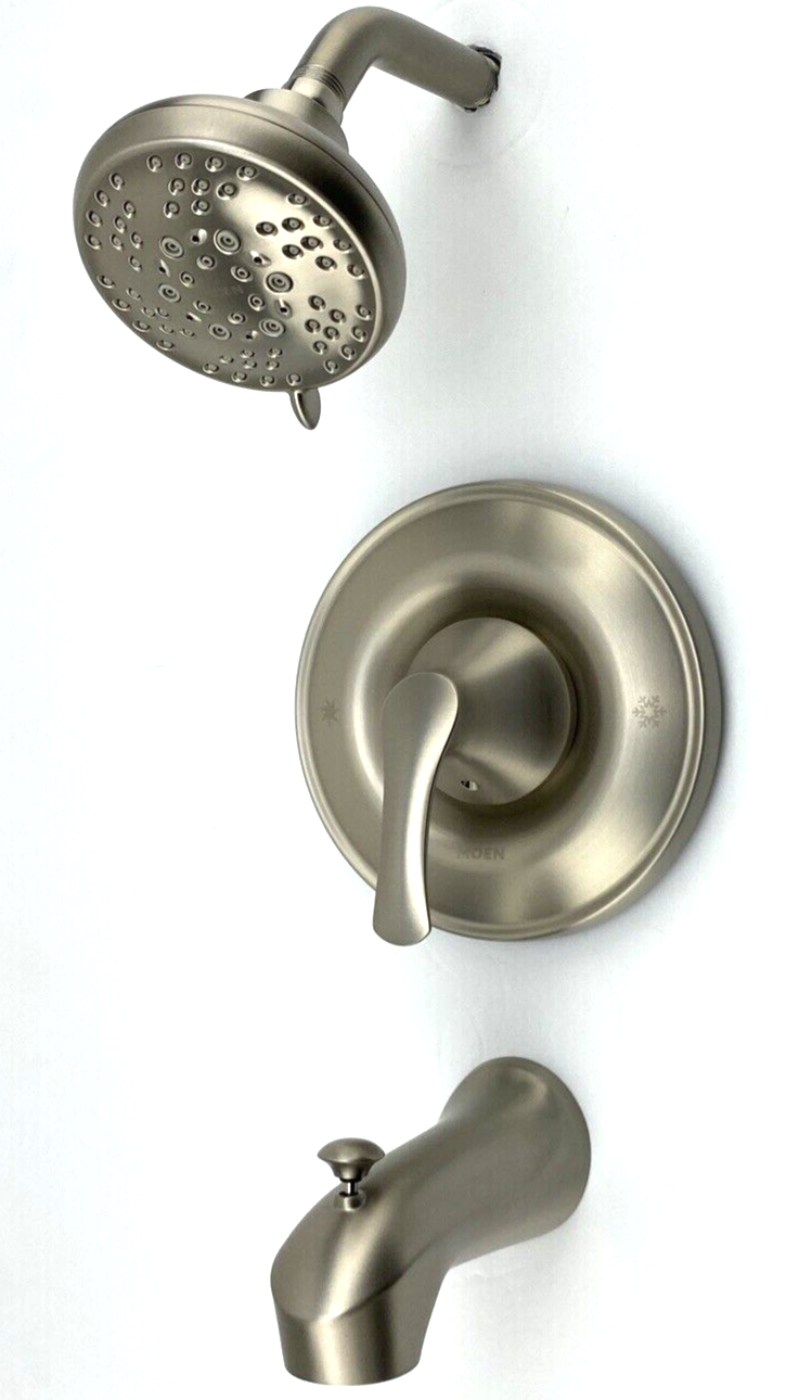 Moen Darcy 82550SRN Tub & Shower Faucet w Valve & 5Spray Head