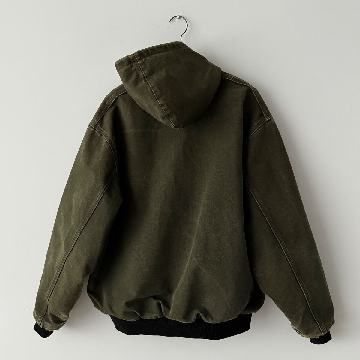 Vintage 90s Men's Carhartt USA Faded Dark Green Active Vintage 90s Men's Carhartt USA Faded Dark Green Active