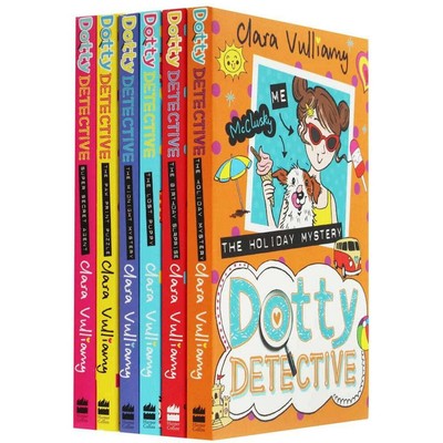 Dotty Detective Collection Clara Vulliamy 6 Books Set Dotty Detective The Paw Pr