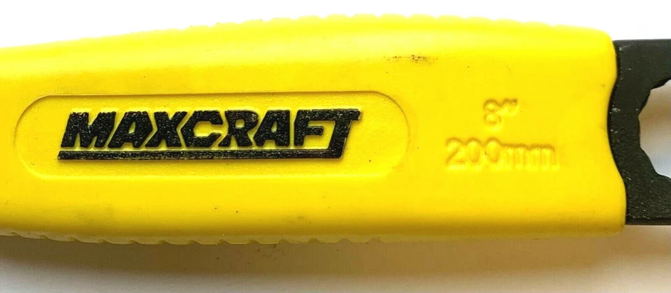 MAXCRAFT 8" ADJUSTABLE WRENCH #62304 - NEW! - Image 3 of 4