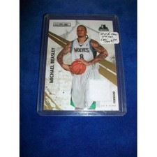 2010-11 Rookies and Stars Gold Materials #72 Michael Beasley 288/299 TIMBERWOLVE