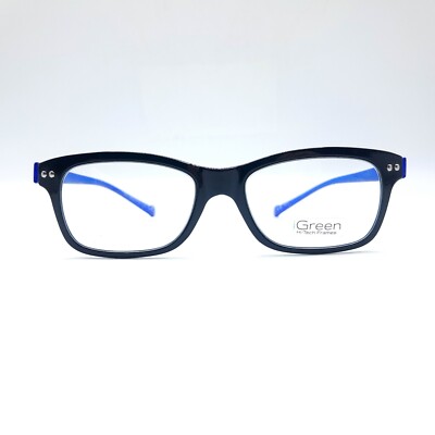 iGreen Kinder Brille V2.7 Neu 43 15-130 C.02 extra leicht schwarz/blau