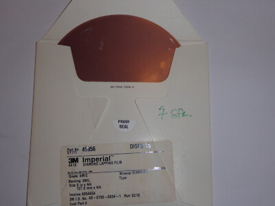 3M Polishing Paper Diamond Lapping film 6 mic Typ 661X NEU