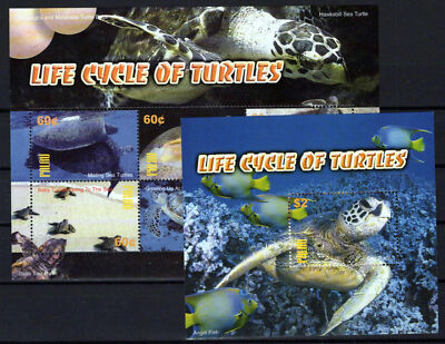 Palau 746-747 MNH Marine Life Sea Turtles ZAYIX 0624M0154M | eBay