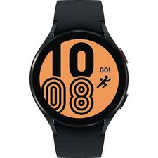 Samsung Galaxy Watch 4 SM-R870 44mm Aluminiumgehäuse mit Sport Band Schwarz Top